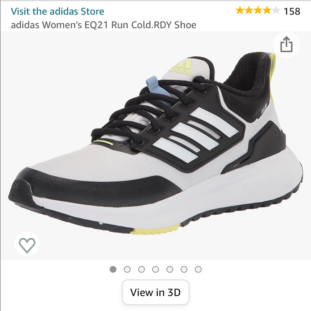 Adidas Women’s EQ21 Run Cold.RDY Shoe - Size 7